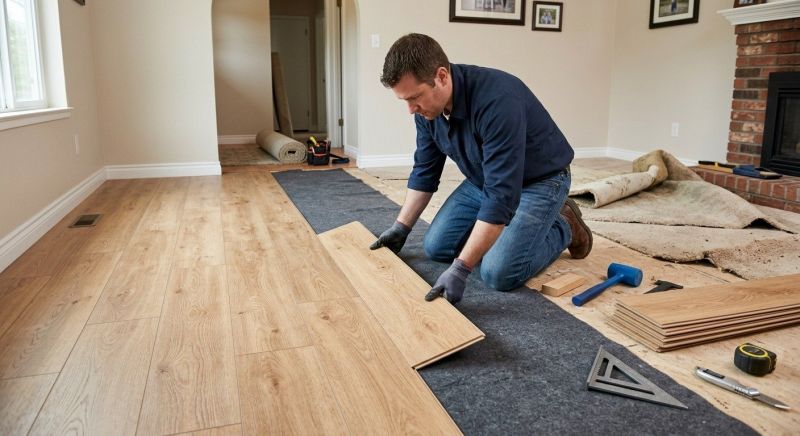 Laminate Floor Remodeling in Salisbury, MD