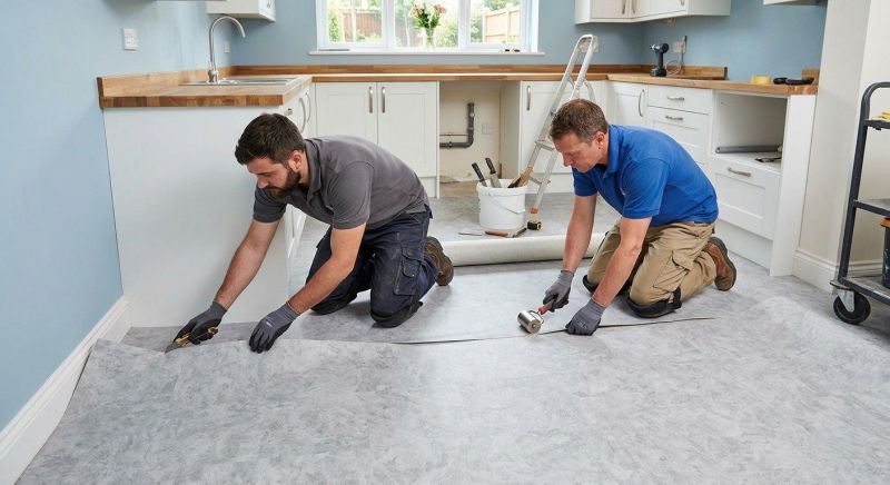 Sheet Linoleum Installation in Salisbury, MD