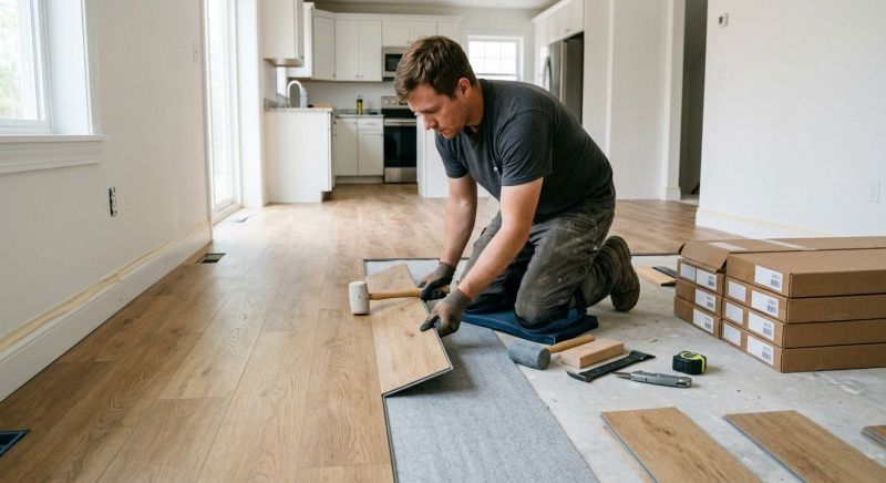 Vinyl Plank Floor Installation in Salisbury, MD